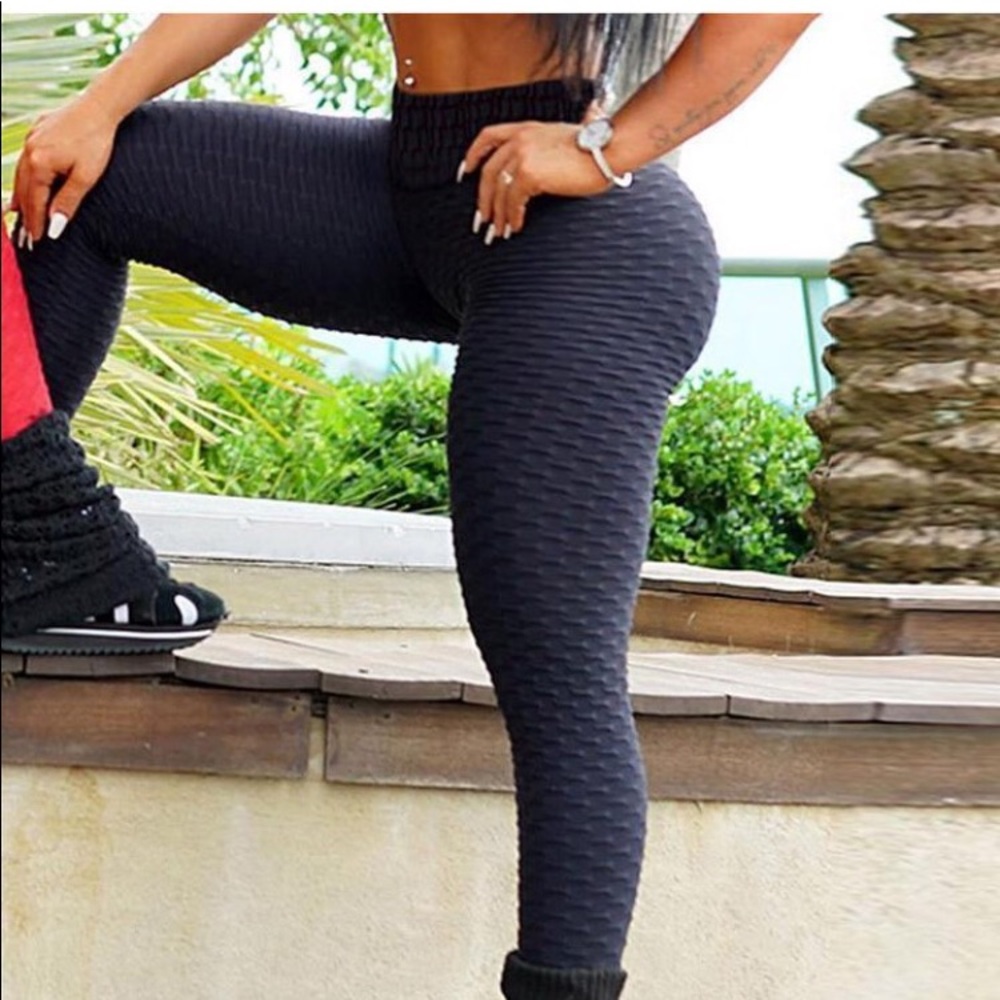 Athletic leggings: Black - size medium